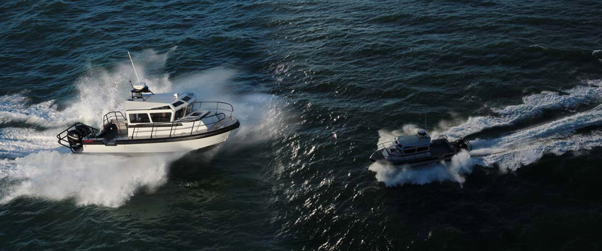 Navnit Marines Brunswick Boat 30 Sentry in Mumbai.
