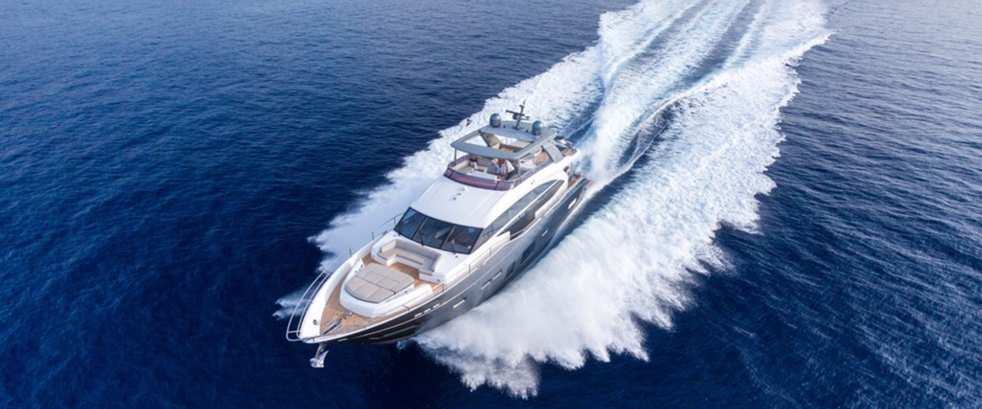 Princess Flybridge 75 MY in Mumbai India at Navnit Marine