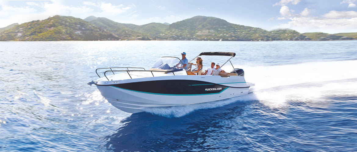 Quicksilver Activ 755 Sundeck Boat distributor in Mumbai